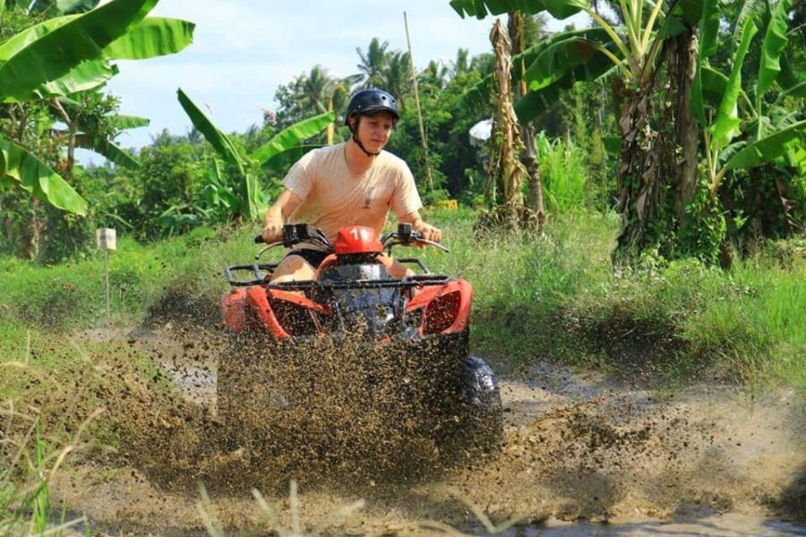 ATV Quad Bike Bali With Waterfall Gorilla Cave and Lunch