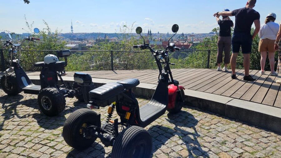 Heart of Prague Tour on Tricycle Electric Scooter