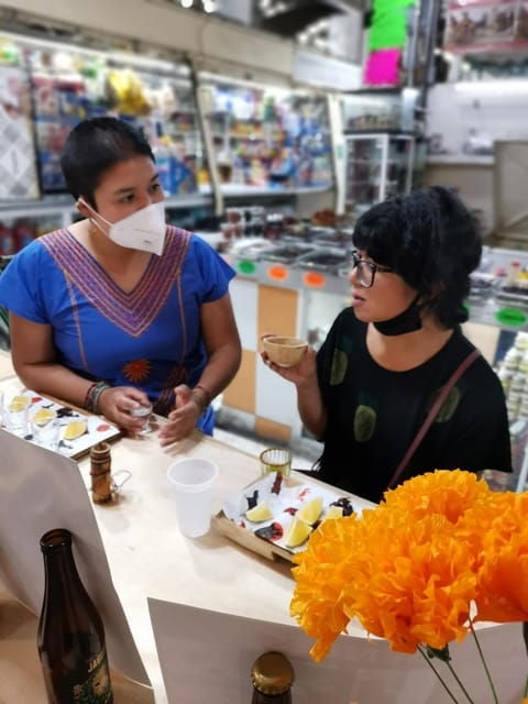 Mexico City: Mezcal & Pulque Tasting at Exotic Market Stall