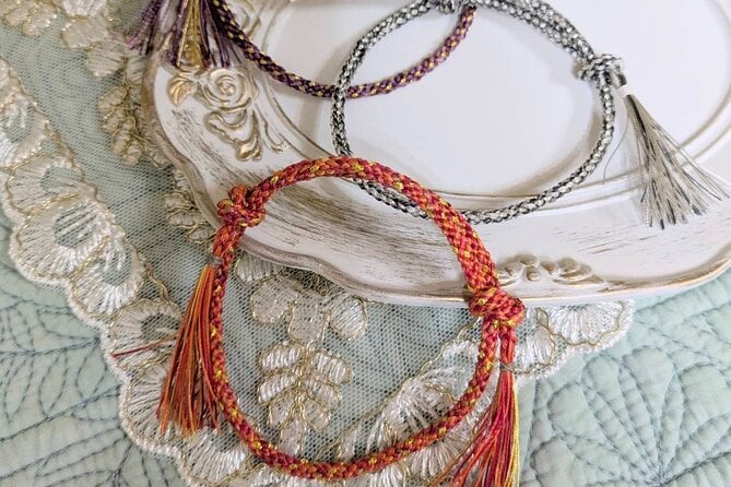 Private Accessory Making With Traditional Kumihimo in Yokohama