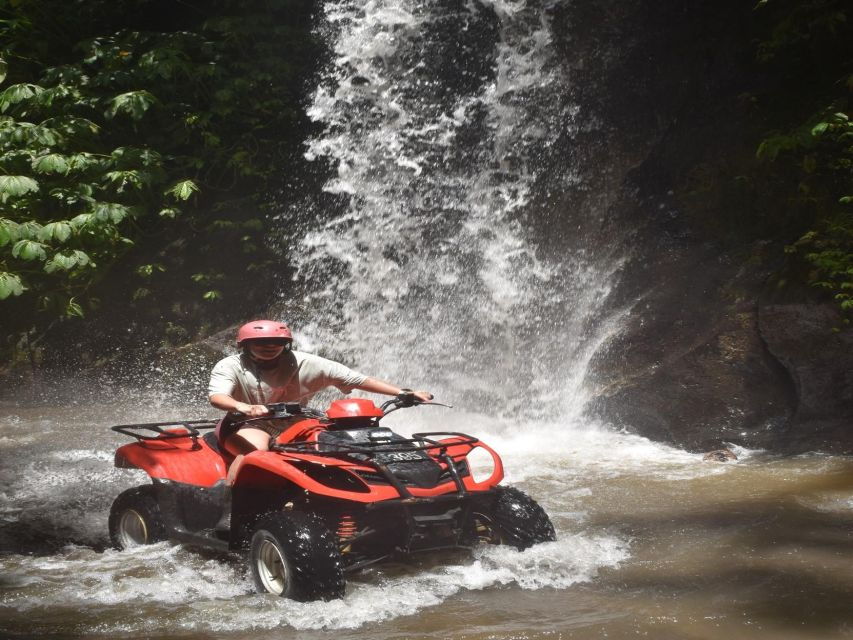 Ubud Quad Bike Tour With Waterfall, Long Tunnel, and Lunch