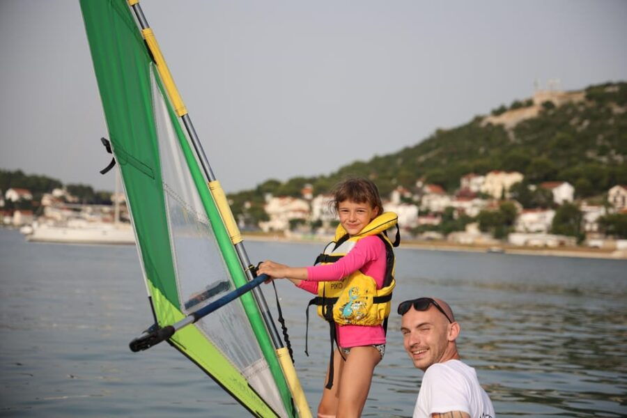 Windsurfing and Sailing School With Professional Instructors