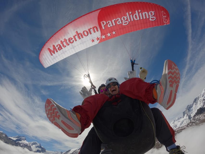 Zermatt: Paragliding Flight With Matterhorn View